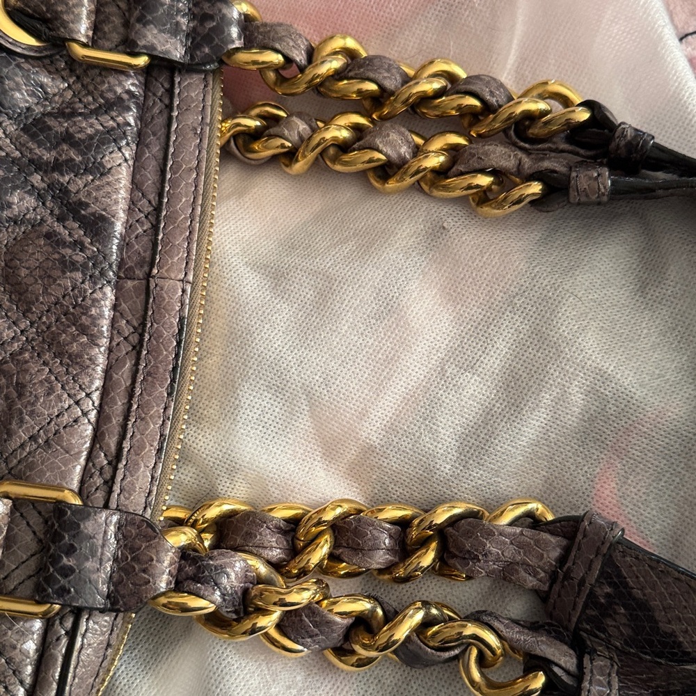 Authentic Marc Jacobs Vintage Python Hand Bag - image 8